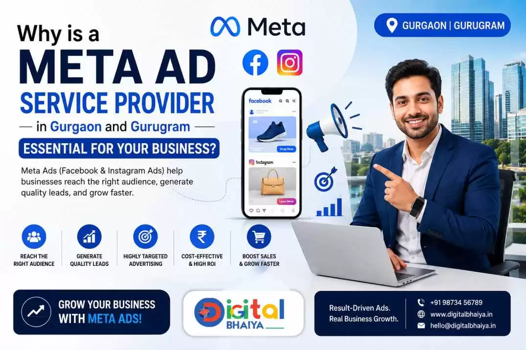 Meta Ad Service in Gurgaon | Meta Ads Agency in Gurugram | Facebook & Instagram Ads Service Provider Company in Gurgaon